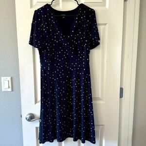 Navy blue stretchy dress